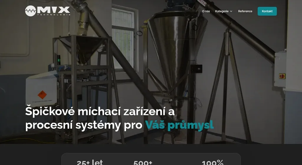 Web Míchací zařízení