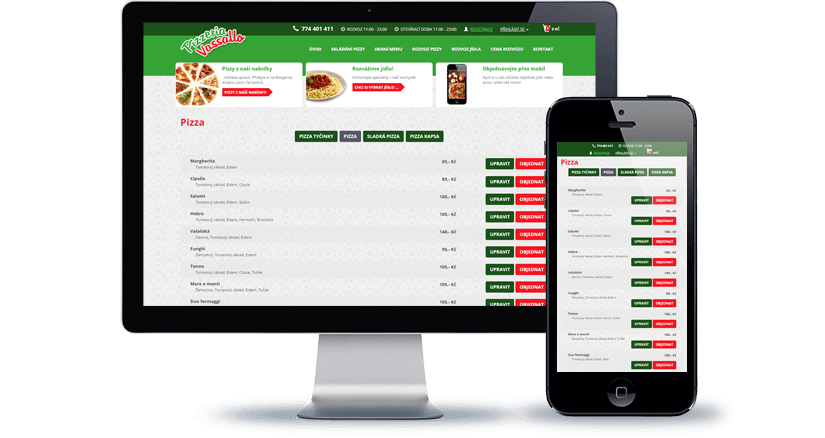 Nejpizza - online systém pro objednávání nejen pizzy